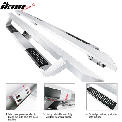1999-2016 Ford F-250 Superduty IKON V1 Style Side Running Boards Steel