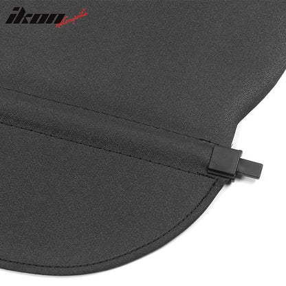 2024-2025 Subaru Crosstrek Impreza Black Trunk Cargo Cover PVC Aluminu