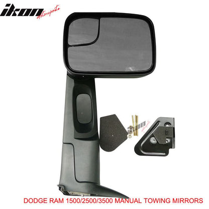 1994-2001Â Dodge Ram 1500 1994-2002 2500 3500 Towing Mirrors &Bracket