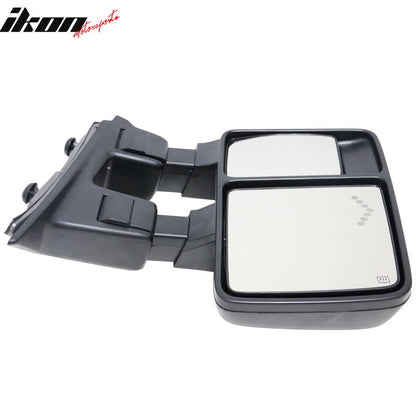 2008-2015Â F250 Towing Tow Mirrors Power Heated Signal Arrow Light