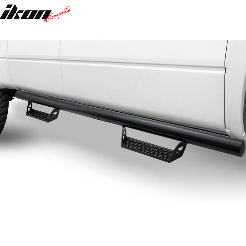 2017-2022 Ford F-250 Super Duty Super Cab BCT Black Side Step Bars