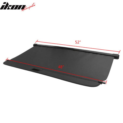 2006-2013 ML Class Black Cargo Cover Retractable Vinly+Aluminum Rod