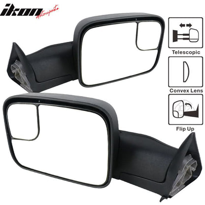 1994-2001Â Dodge Ram 1500 1994-2002 2500 3500 Towing Mirrors &Bracket