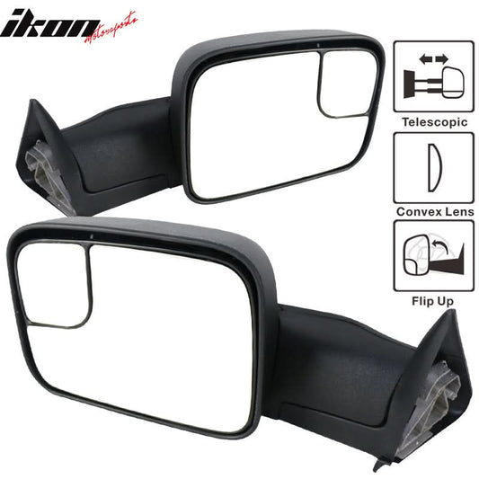 1994-2001Â Dodge Ram 1500 1994-2002 2500 3500 Towing Mirrors &Bracket