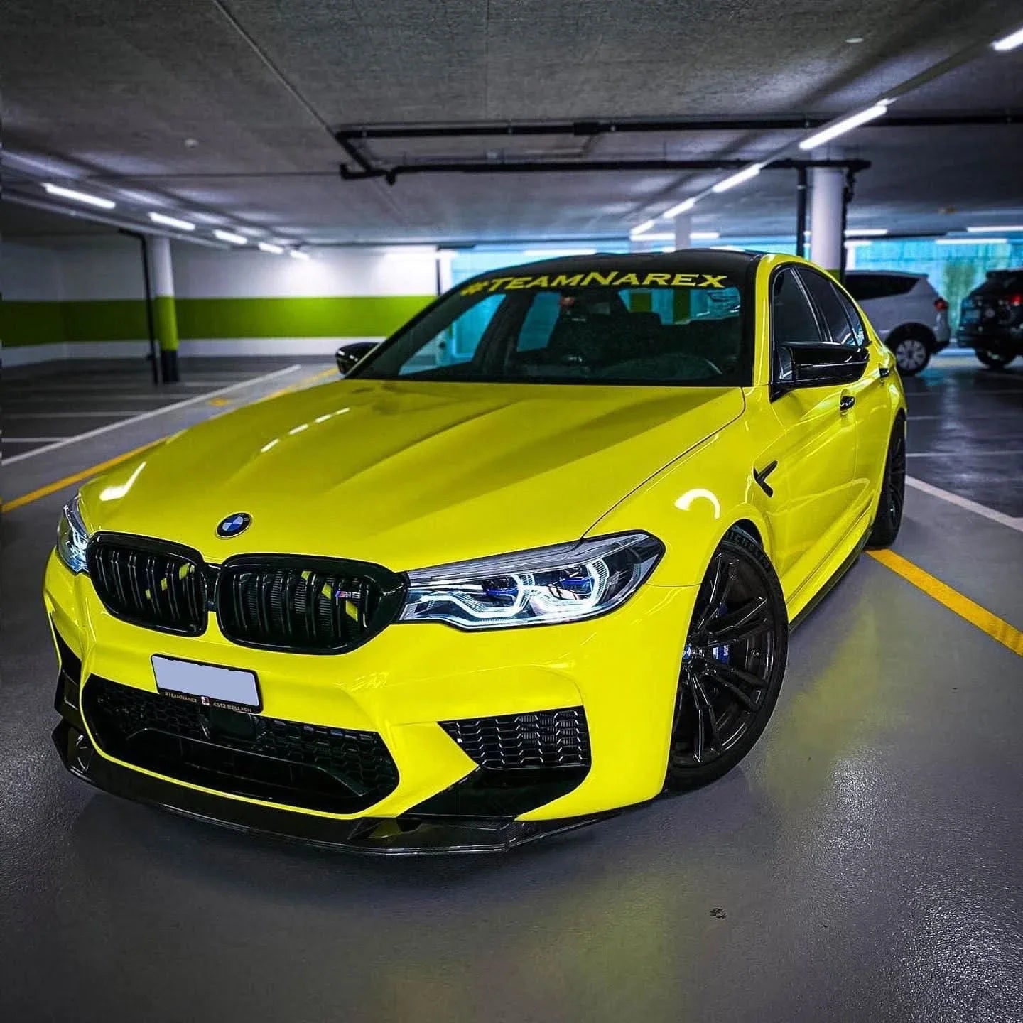 BMW 5 Series F90 M5 GTS Style Carbon Fiber Front Lip Splitter (2019 +)