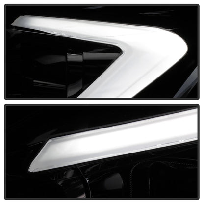 SPYDER xTune 13-16 Ford Escape 13-16 LED Light Bar Halogen Proj Headlights - Chrome (PRO-JH-FESCA13-LB-C) 9042928