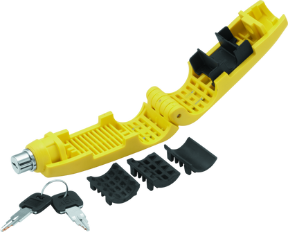 BikeMaster Bully Lock Bully Grip Lock - Yellow 132255