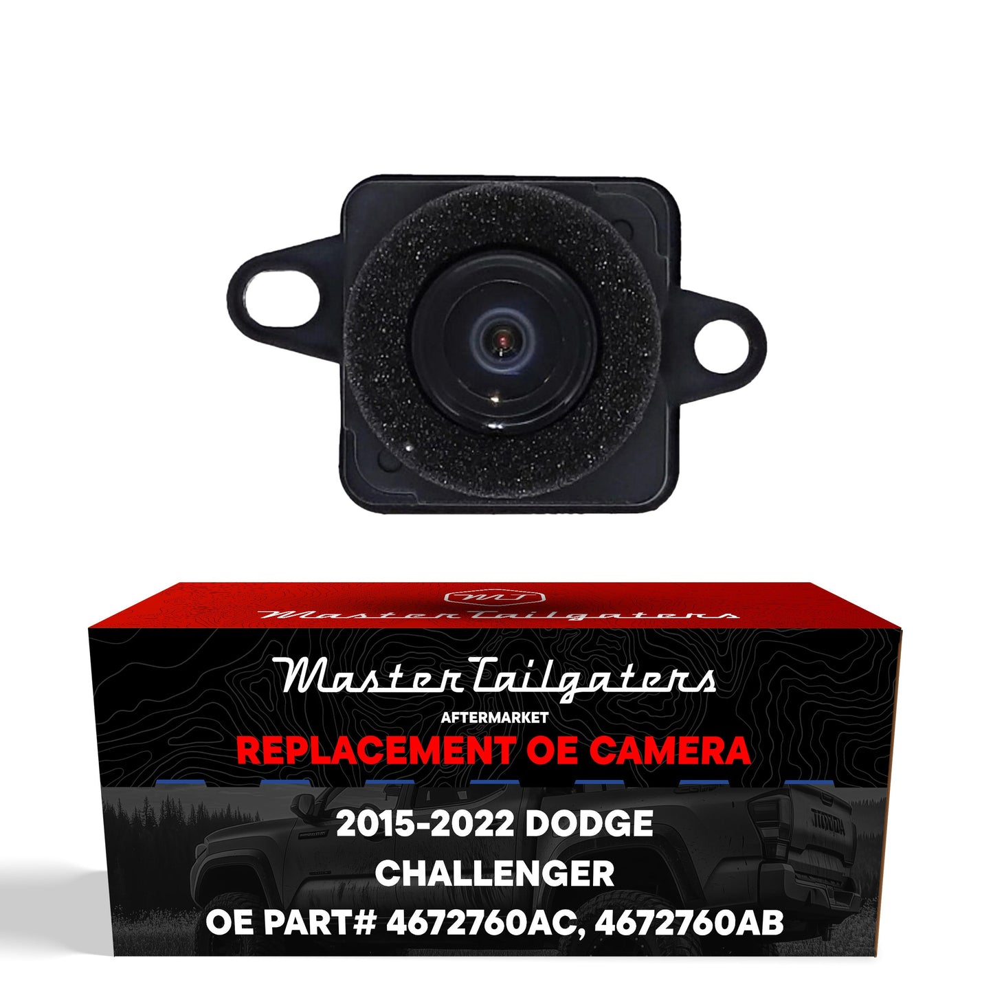 Dodge Challenger (2015-2022) OEM Replacement Backup Camera OE Part # 4672760AB, 4672760AC