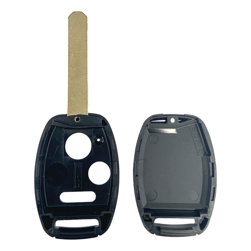 Honda 3 Button Remote Head Key Shell 2006-2013 w/o Chip Slot