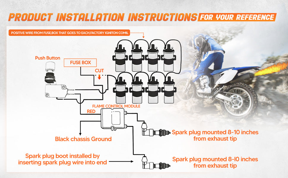 GEN Performance Exhaust Flame Thrower Kits (Single & Dual EXHAUST)