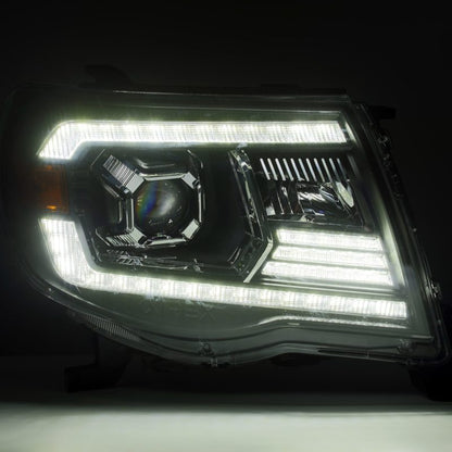 AlphaRex 05-11 Toyota Tacoma PRO-Series Projector Headlights Plank Style Design Chrome w/DRL 880737 *Discontinued