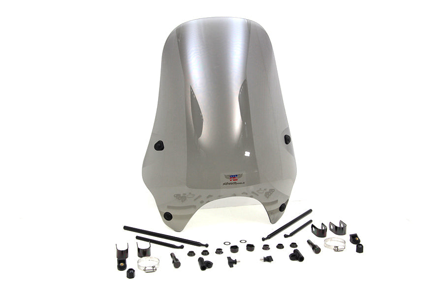 WINDSHIELD POLY LT GRAY HIGH