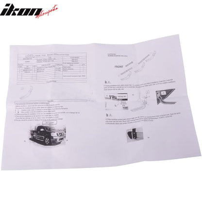2007-2013 Chevy Silverado Black Grey Running Board Bracket Aluminum