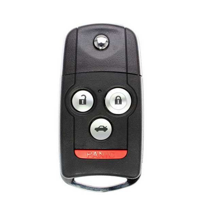 Acura TL TSX 2009-2014 OEM 4 Button Flip Key Remote MLBHLIK-1T | Driver 1