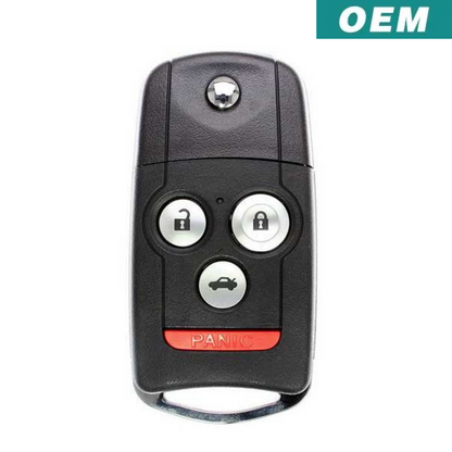 Acura TL TSX 2009-2014 OEM 4 Button Flip Key Remote MLBHLIK-1T | Driver 1