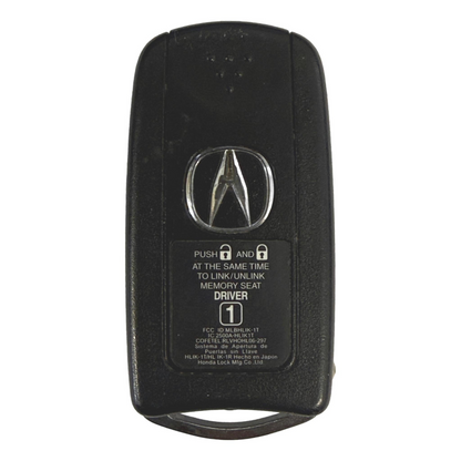Acura TL TSX 2009-2014 OEM 4 Button Flip Key Remote MLBHLIK-1T | Driver 1