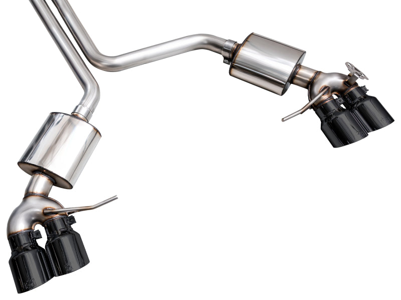 AWE Tuning 19-21 Porsche Macan 3.0T/2.9TT Touring Edition Catback Exhaust w/ Diamond Black Tips 3015-43951