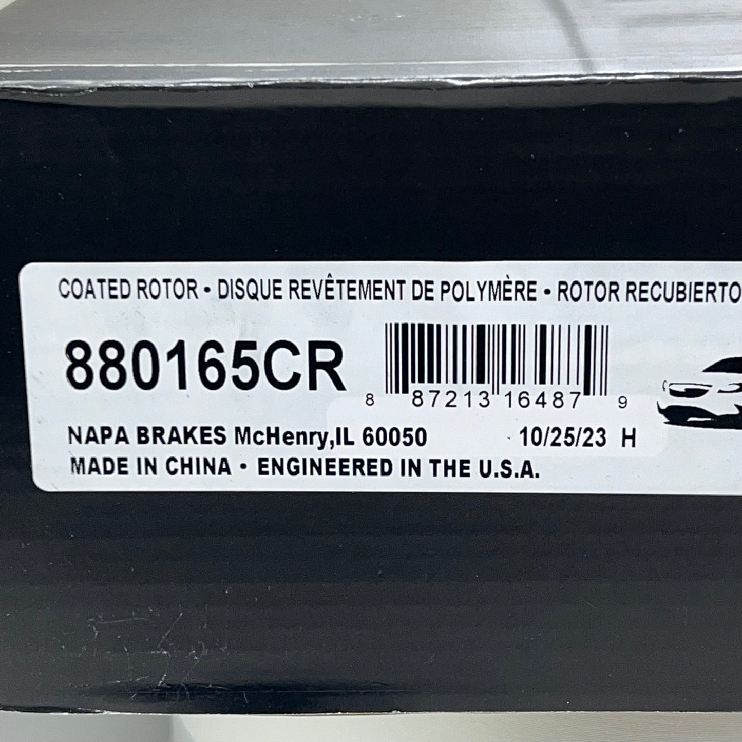 ADAPTIVE ONE Vented Cast Iron Poly Coated Rotor Chevrolet/Cadillac/GMC 880165CR