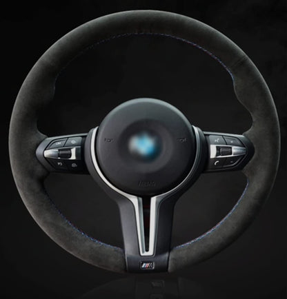 BMW F-Series Alcantara Suede Steering Wheel Cover DIY (Plain)