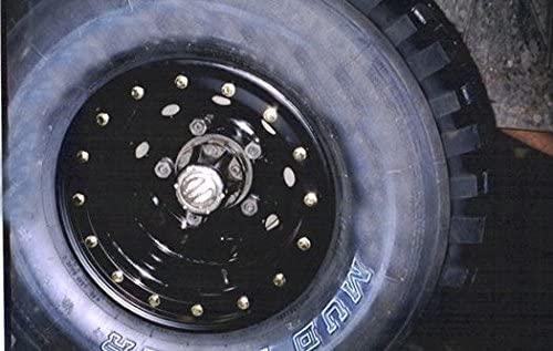 Simulated Bead Lock Hubcap Rings - 16" Black