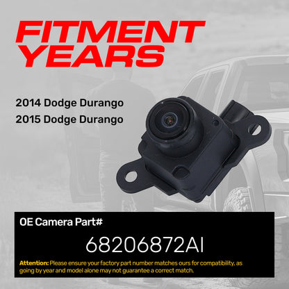 Dodge Durango (2014-2015) OEM Replacement Backup Camera OE Part # 68206872AI