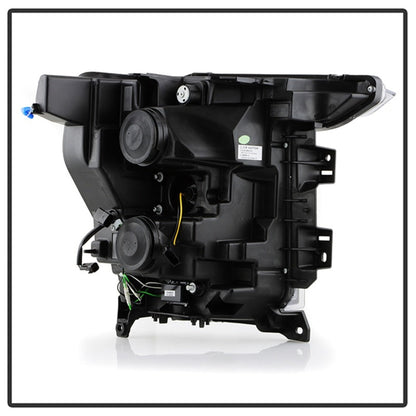 SPYDER Signature 20-21 Ford F150 (Halogen Model) Proj. Headlights - Black (PRO-YD-FF15021HALSI-BK) 5088703