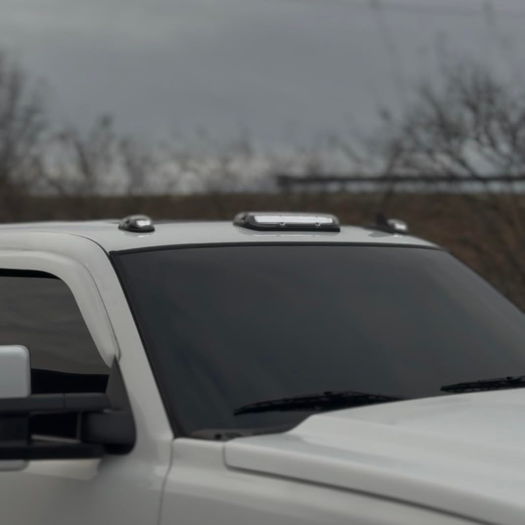 2000-2006 GMC Chevy HD Smoked White Amber LED Roof Cab Lights