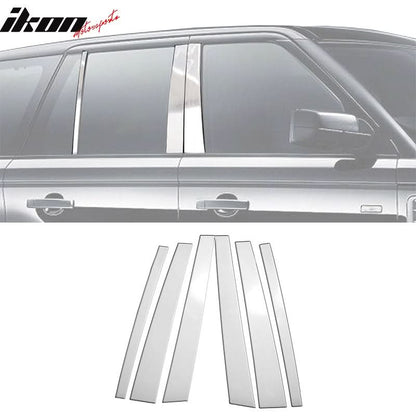2006-2013 Range Rover Sport Pillar Posts Trim Stainless Steel 6PCS