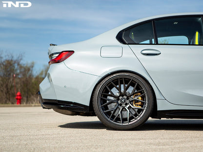 AutoTecknic Carbon Fiber Rear Wheel Arch Extension Set - BMW G80 M3