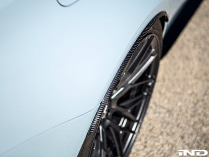 AutoTecknic Carbon Fiber Rear Wheel Arch Extension Set - BMW G80 M3