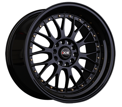 XXR 521 Wheel Black / Gold Rivets 20x10.5 +30 5x4.5,5x120