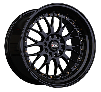 XXR 521 Wheel Black / Gold Rivets 20x8.5 +32 5x4.5,5x120