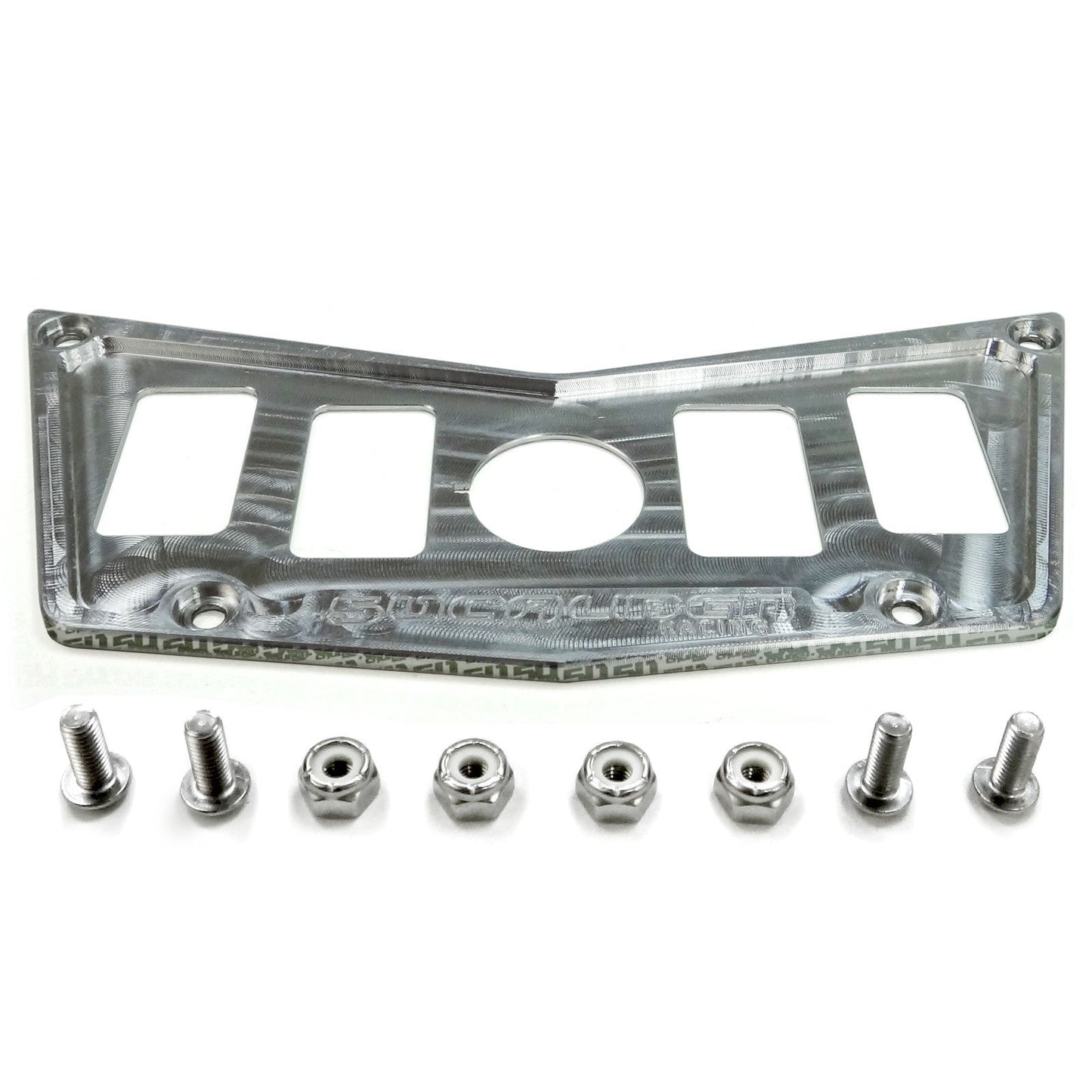 5 Switch Dash Panel Silver