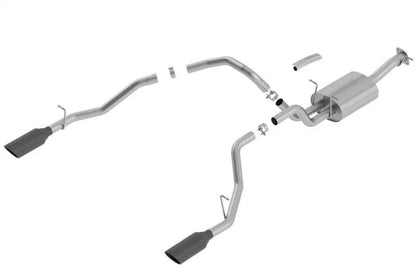 BORLA 2019- 2025 Ram 1500 Cat-Back Exhaust System Touring Black  Or Polished Tips