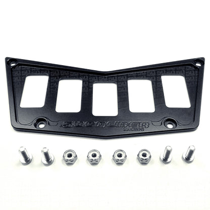 5 Switch Dash Panel Black