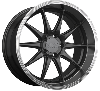 XXR 527D Wheel Graphite / Machined Lip 18x9 +35 5x100