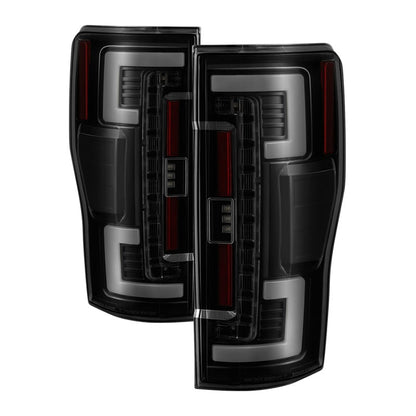 Spyder 17-18 Ford F-250 Super Duty (Excl LED Models) LED Tail Lights - Blk Smk (ALT-YD-FS17-LED-BSM) 5085597