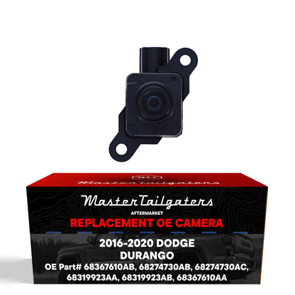 Dodge Durango (2016-2020) OEM Replacement Backup Camera OE Part # 68274730AB, 68274730AC, 68319923AA, 68319923AB, 68367610AA, 68367610AB