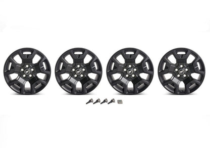 Ford Racing 2021+ Bronco Sport 17in Low Gloss Black Wheel Kit M-1007K-S17BSB
