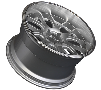 XXR 530D Wheel Silver / Machined Lip 18x9 +35 5x4.5