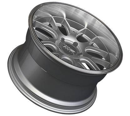 XXR 530D Wheel Silver / Machined Lip 18x10.5 +20 5x4.5