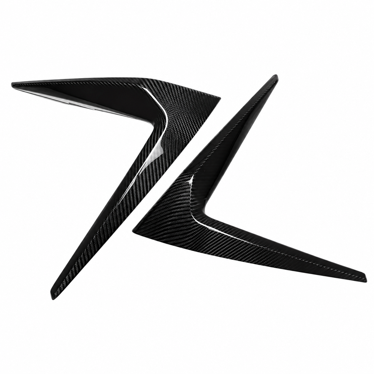 Carbon Fiber Fog Light Lower Bumper Side Trim for Lexus IS300 IS350 IS500