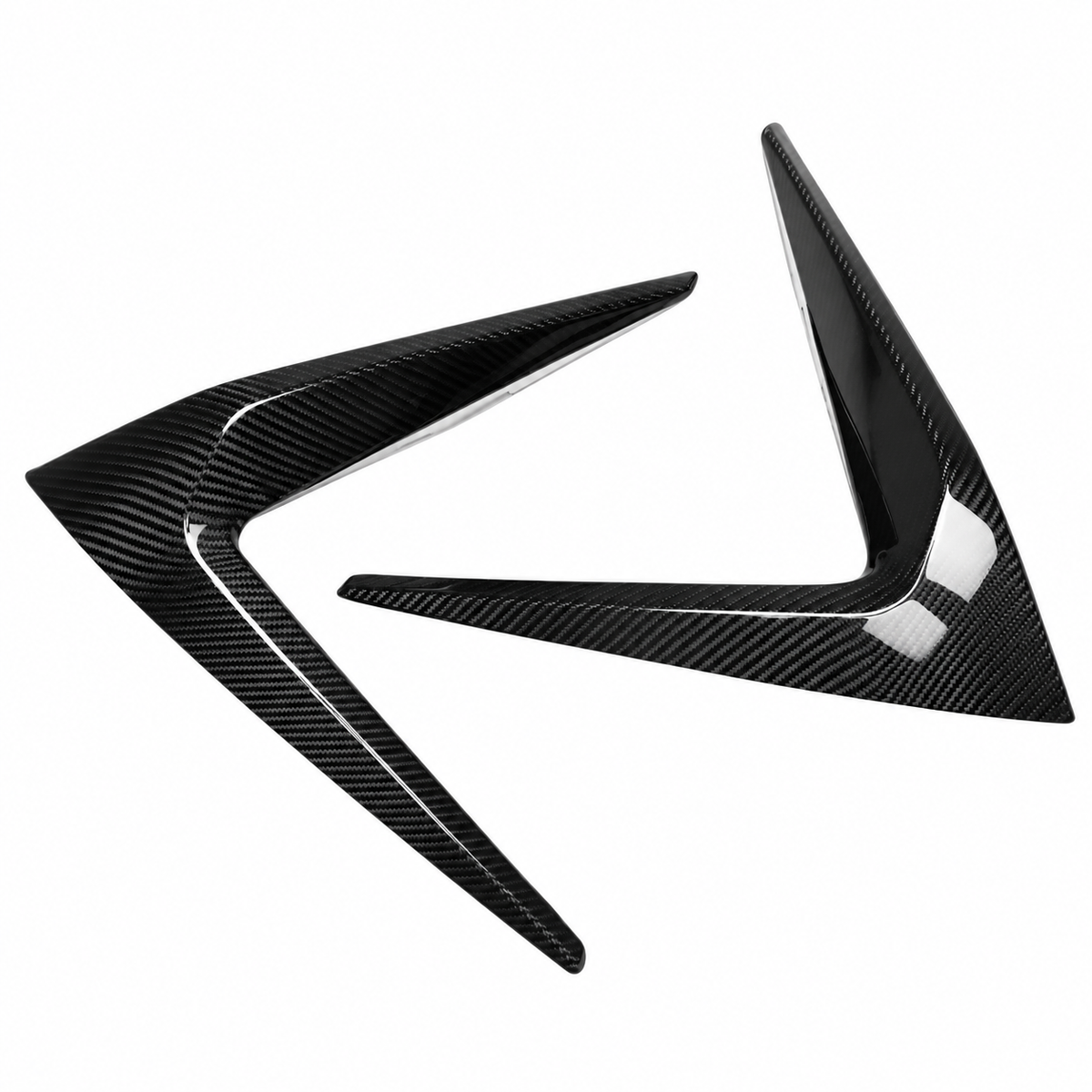 Carbon Fiber Fog Light Lower Bumper Side Trim for Lexus IS300 IS350 IS500