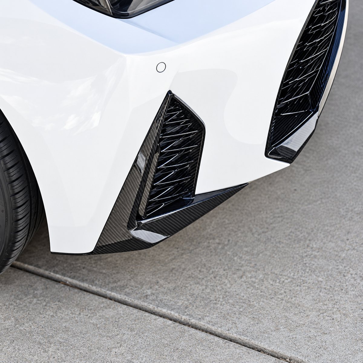 Carbon Fiber Fog Light Lower Bumper Side Trim for Lexus IS300 IS350 IS500