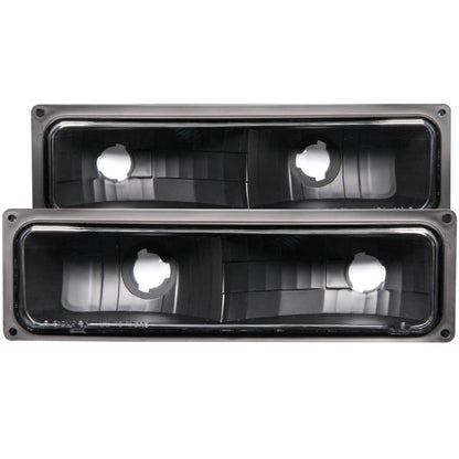 Anzo 1988-1998 Chevrolet C1500 Euro Parking Lights Black