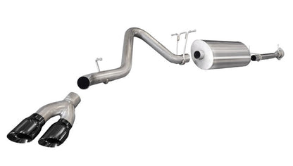 Corsa 11-12 Chevrolet Silverado Crew Cab/Std. Bed 2500 6.0L V8 Black Sport Cat-Back Exhaust 14794BLK