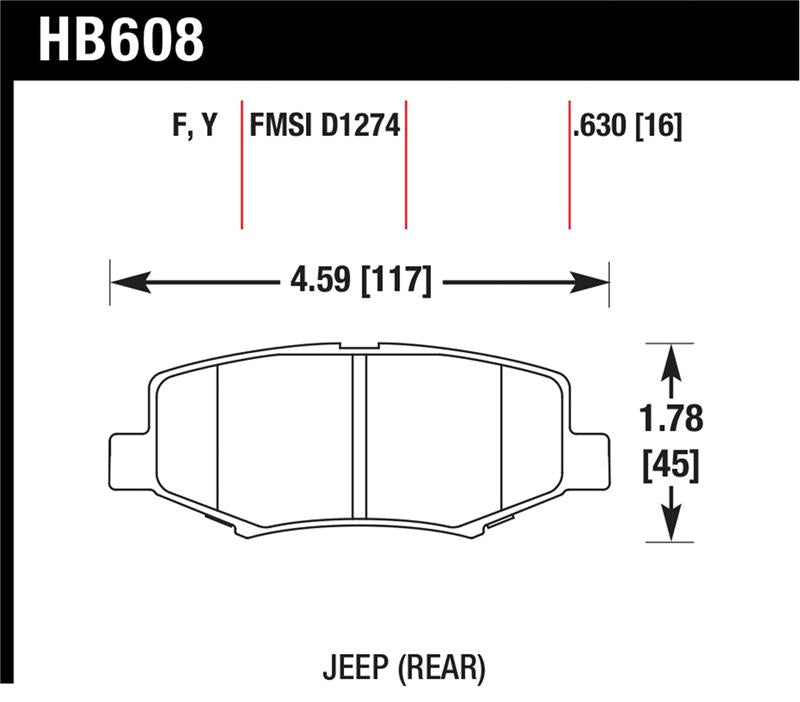 Hawk LTS Street Brake Pads