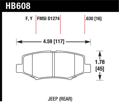 Hawk LTS Street Brake Pads