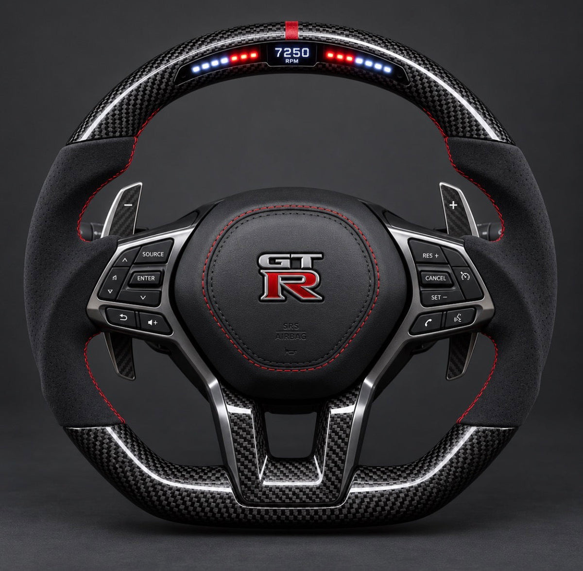 Redline Carbon Steering Wheel - Japanese & Korean