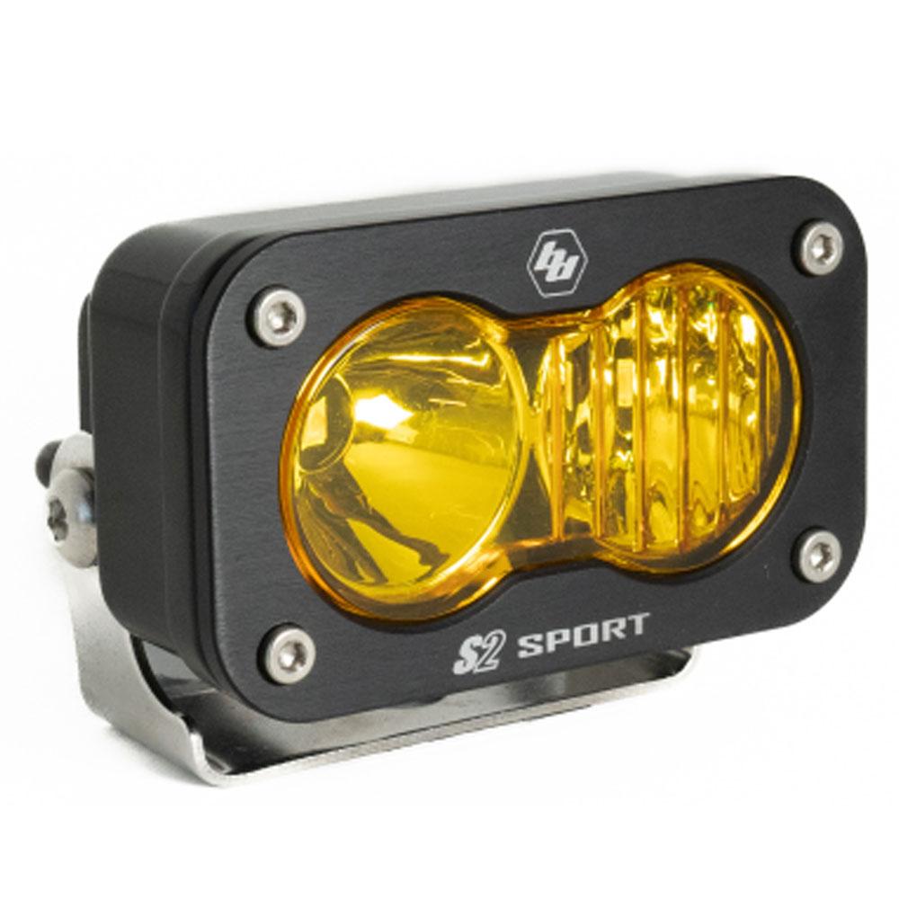 LED Work Light Baja Amber Lens Driving Combo Pattern Each S2 Sport